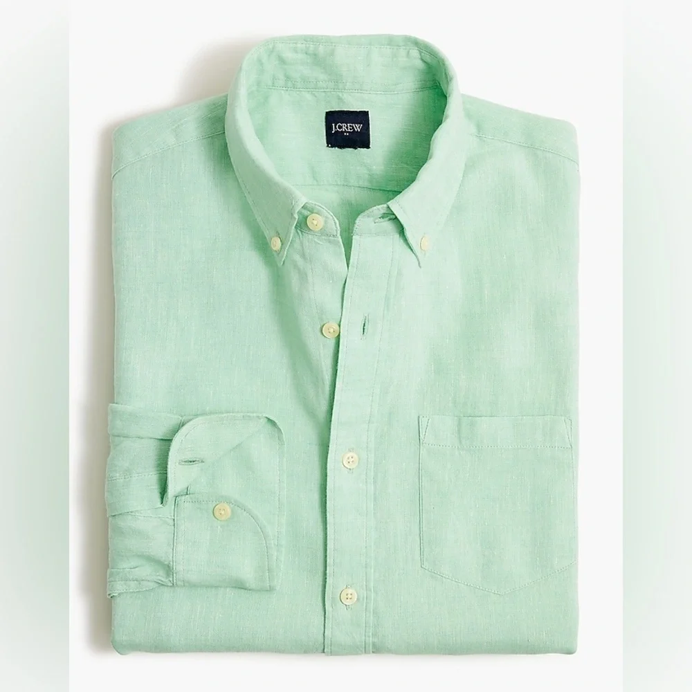 J Crew Linen-cotton shirt Item AL174